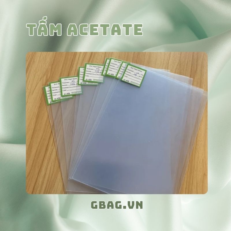 Tấm acetate in lụa