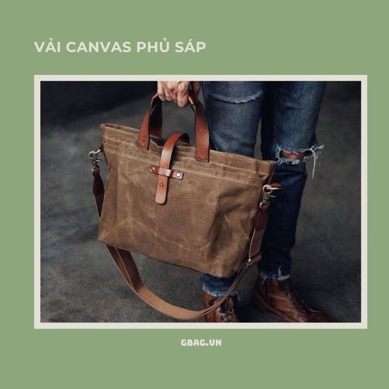 vải canvas Phủ Sáp