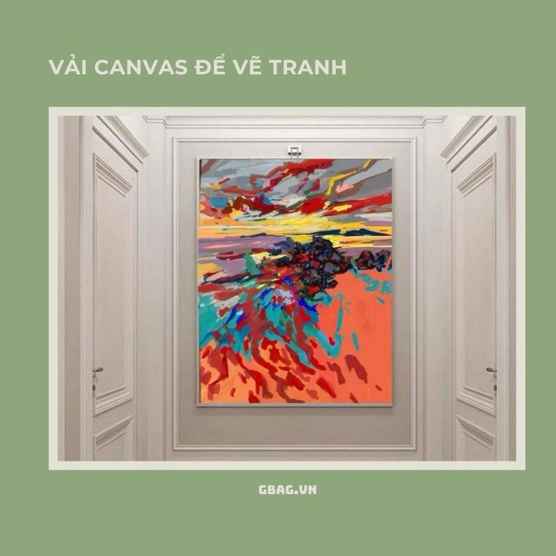 vải canvas để vẽ tranh