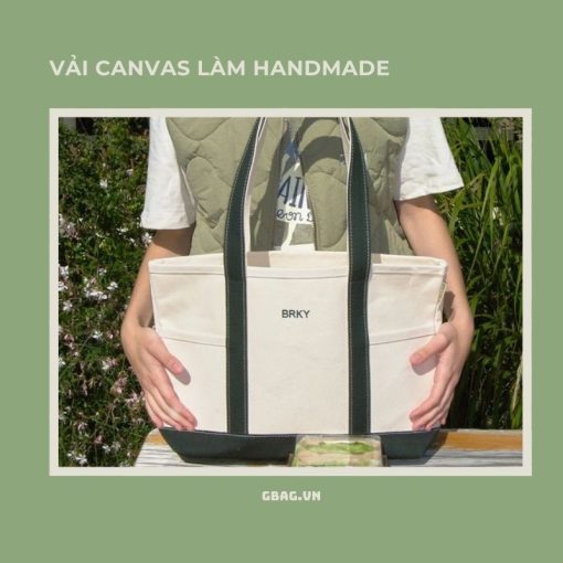 vải canvas làm handmade