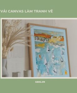 vải canvas làm tranh vẽ