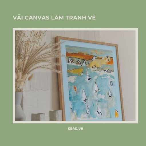 vải canvas làm tranh vẽ