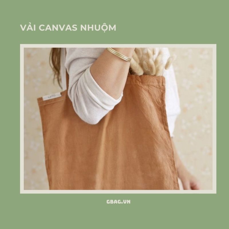 vải canvas nhuộm màu tự nhiên