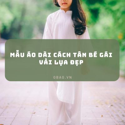 Mẫu áo dài cách tân bé gái vải lụa cao cấp thủ đức tphcm