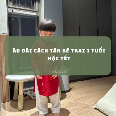 Áo Dài Bé Trai 1 Tuổi Mặc Tết