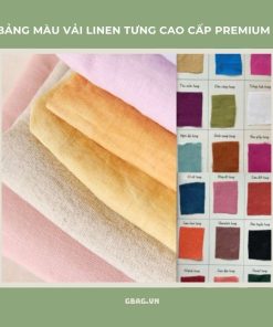 Vải linen Tưng may gì đẹp, bảng màu premium cao cấp, giá rẻ tphcm