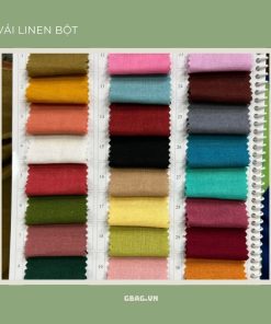 vải linen bột là gì, bảng màu chi tiết